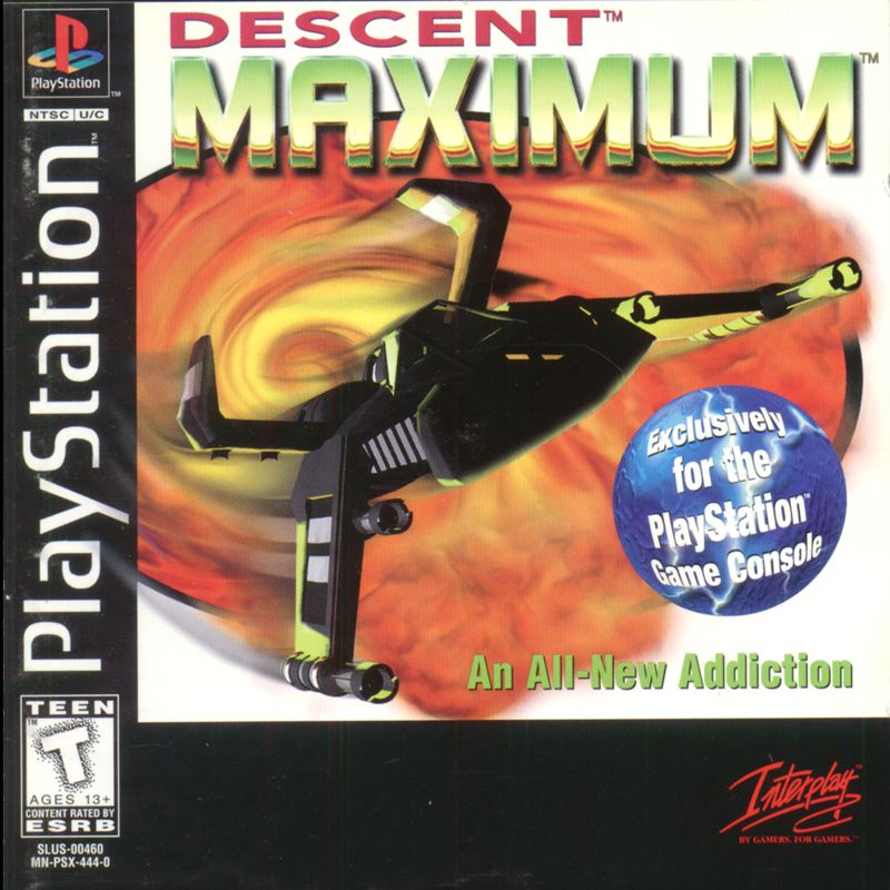 Descent Maximum box art for Playstation